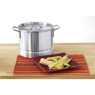 IMUSA 32 Quarts Non-Stick Aluminum Stock Pot