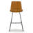 Upholstered Counter Stool with Metal Frame-1803781940
