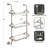 Tiered Storage Wall Shelf-256772500