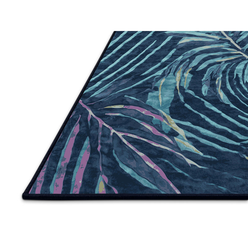 Tapis gris soyeux et moelleux, Carré 4 pi