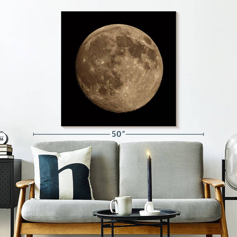 Oberle Moon Detail II, 33" H x 33" W