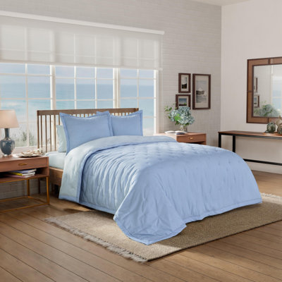 Southern Tide Darien Full/Queen Blue/White Quilt