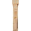 4"W x 22"D x 22"H Merced Block Rough Sawn Bracket w/ Offset Brace, Douglas Fir-47798473-47798409