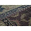 Wool Oriental Area Rug in Dark Brown/Wheat
