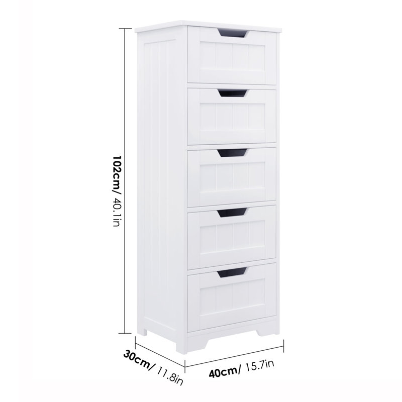 Armoire à pharmacie avec 5 tiroirs Modern