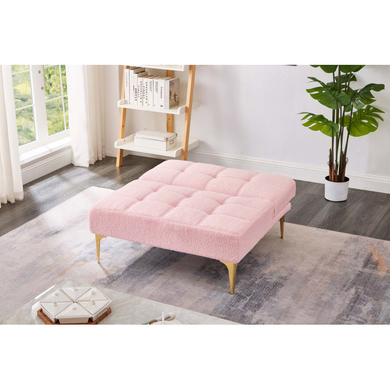 Tissu convertible futon avec pieds en métal