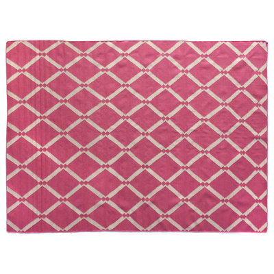 Wool Geometric Area Rug