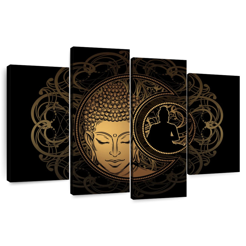 Adella Celestial Buddha, 48" H x 75" W