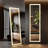 3 Color Lighting Mirror With LED Lights, Lighted Floor Standing Mirror With Stand-849810858-849810855