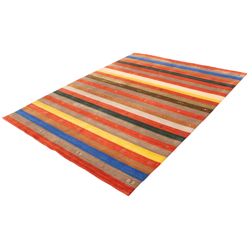 Tapis cuivre foncé Helwart Gabbeh 9 pi 3 po x 12 pi 0 po