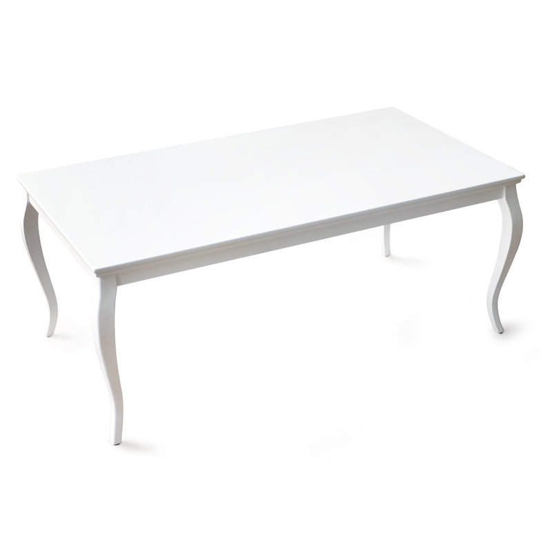 Dining Table, H80 x L180 x W100cm, White Gloss