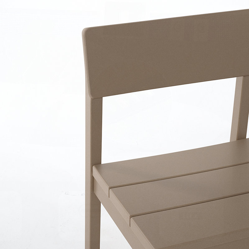 2-Pack HDPE Indoor/Outdoor Dining Chairs, All-Weather Garden Patio Side Chairs with Modern Backrest, Durable and Eco-Friendly