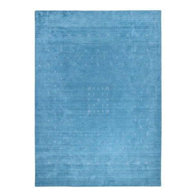 Simi Hand Knotted Cotton/Wool Southwestern Area Rug