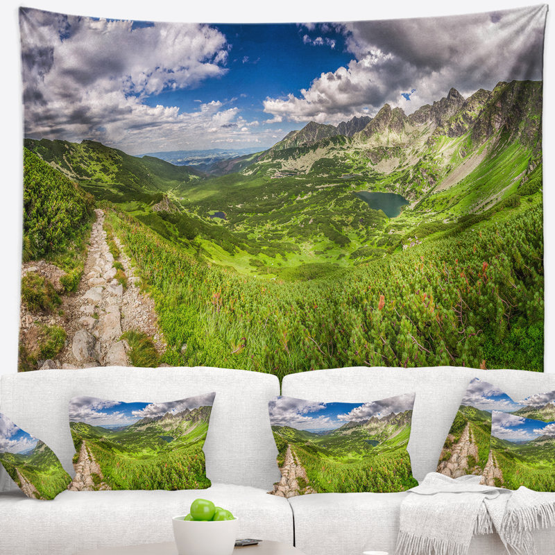 Landscape Polyester Tapestry, 68" H x 80" W