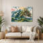 Art mural brun en métal hawaïen-2081386755