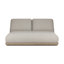 Chaise longue d'extérieur en osier Aya Evie