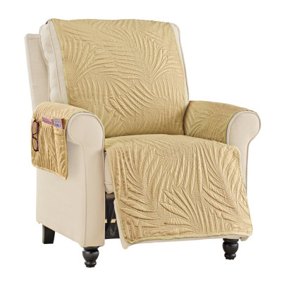 Polyester Box Cushion Recliner Slipcover