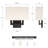 Chrisitne 2-Light Hardwired Dimmable Wall Sconce-92719223-92719226