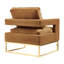 Fauteuil en velours l 33,5 po Isabel-147924724