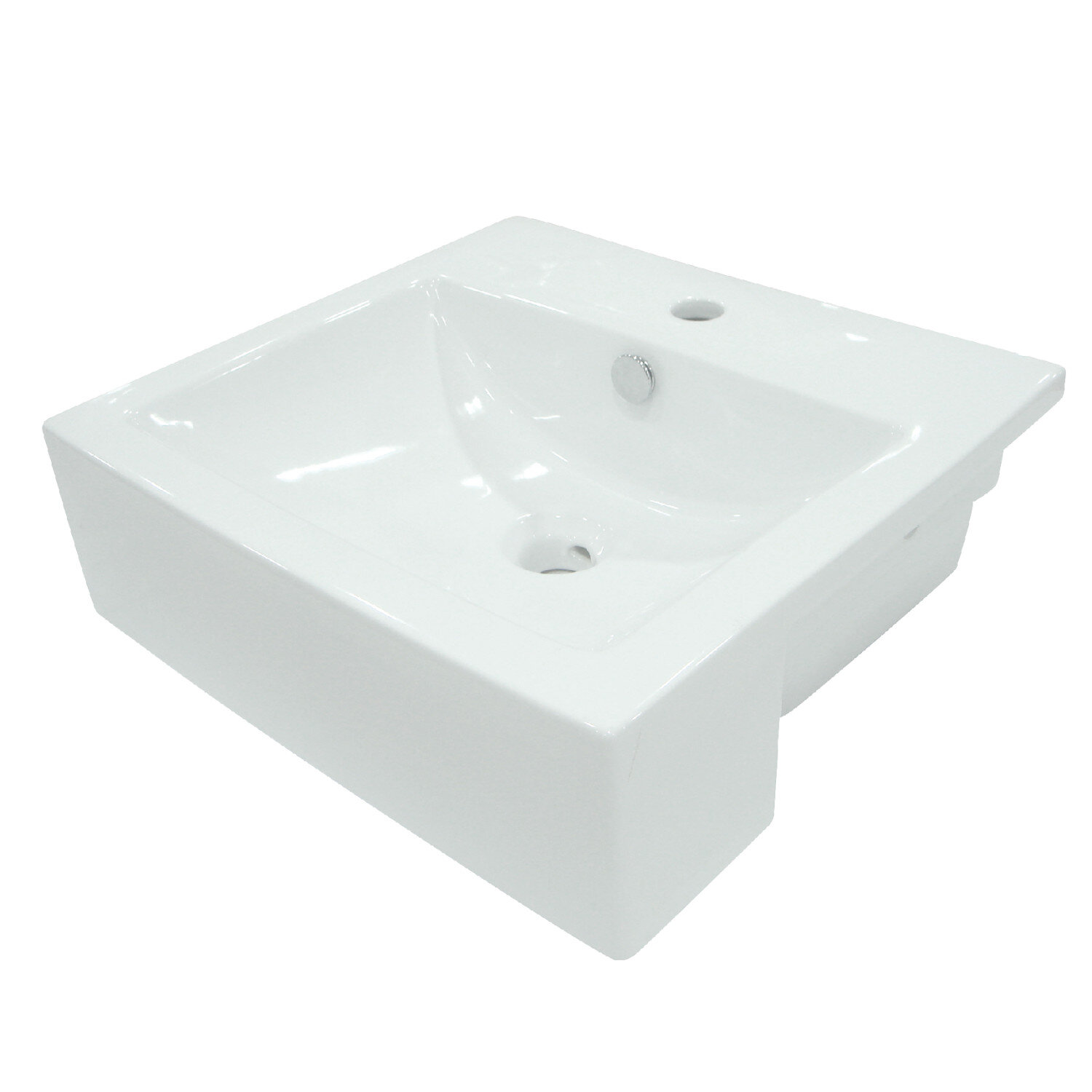 Kingston Brass Concord 17 625 Ceramic Rectangular Vessel Bathroom   Kingston Brass Concord 17625 Ceramic Rectangular Vessel Bathroom Sink With Overflow 