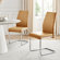 Lazarus Modern Padded Faux Leather & Chrome Leg Kitchen Dining Chairs Modern Design