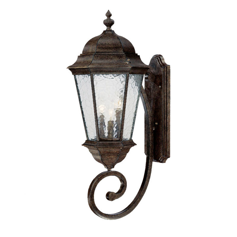 Brook Lane Wall Light, Black Coral
