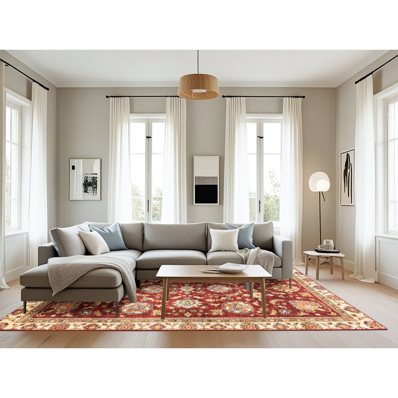 Abstract Indoor Rug, Rectangle 8' x 10'