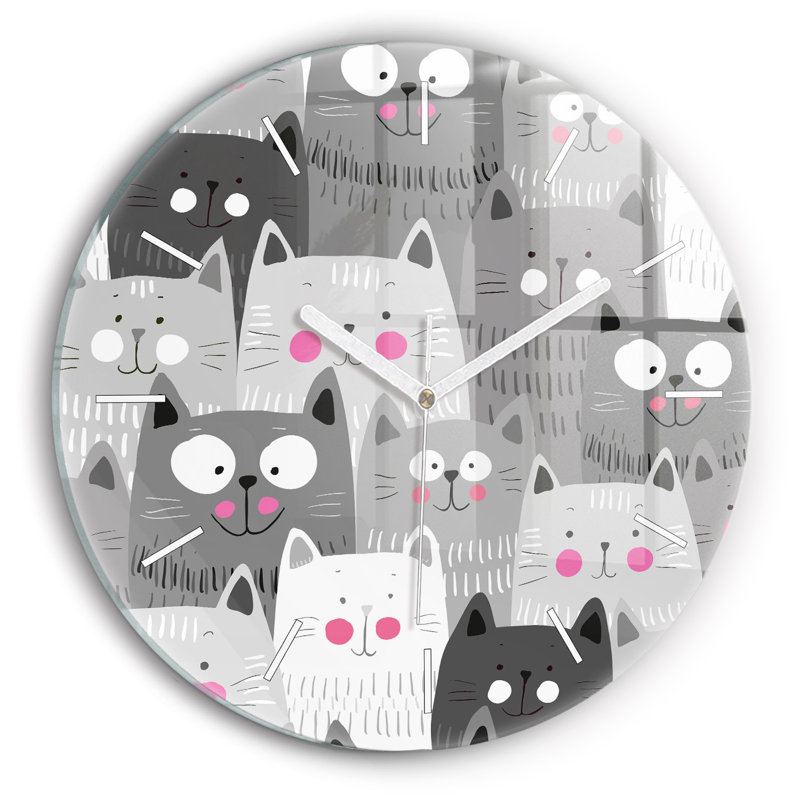 Glass Wall Clock