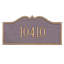 Hillsboro 1-Line Wall Address Plaque-730407106-730407113