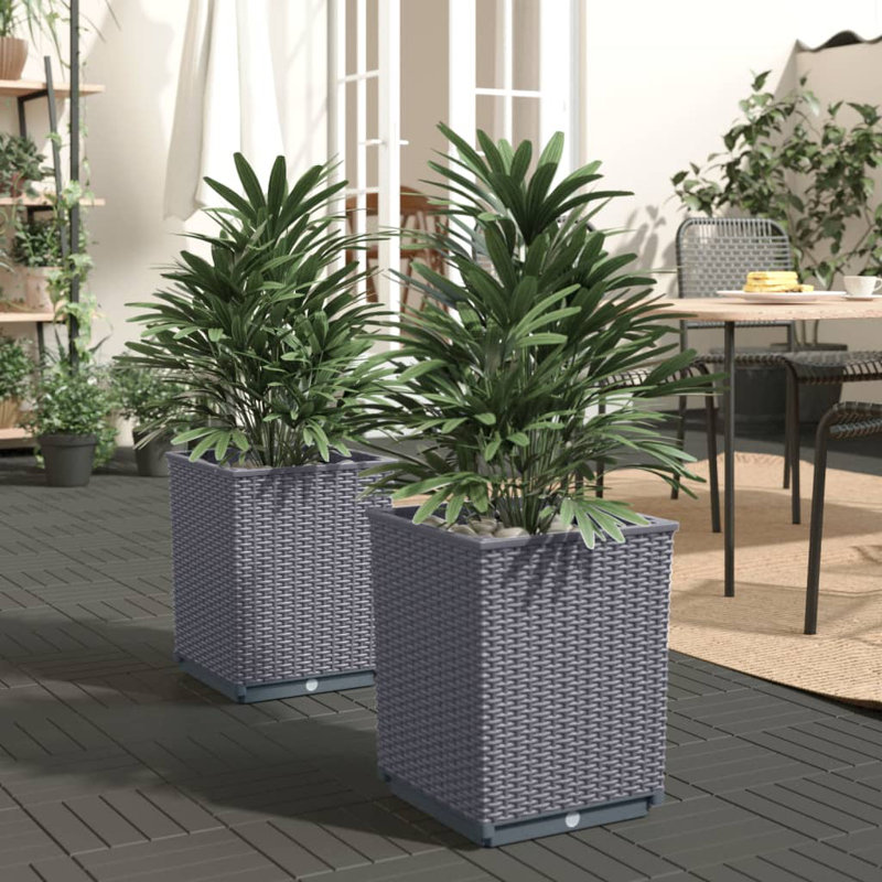 Jardinière surélevée en polypropylène 2 / 4x, Gris clair, 2