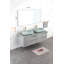 Lavabo vasque de salle de bain moderne ovale 24 "x 14", lavabo pour salle de bain