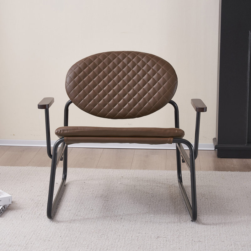 Fauteuil de 30,91 po de largeur Terence, Marron foncé