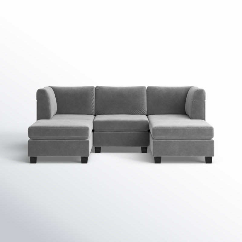 Canapé modulaire avec repose-pieds 90 po Arrellano