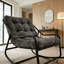 Chaise berçante d'extérieur, coussin confortable, avec coussin doux et épais-795025641