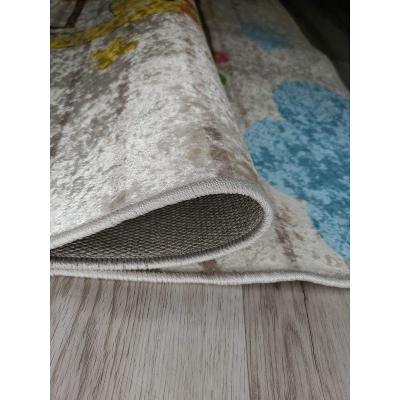 Tapis Ortega, Rectangle 5 pi 2 po x 7 pi 5 po