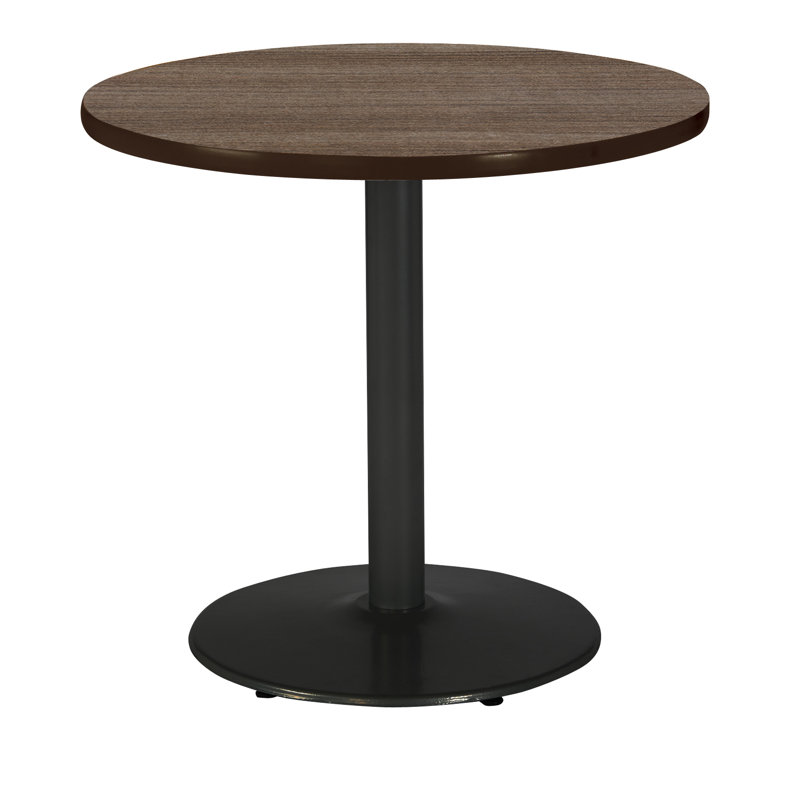 Table de salle à manger ronde Mode, Teck studio, Noir, H 29 po x l 30 po x P 30 po