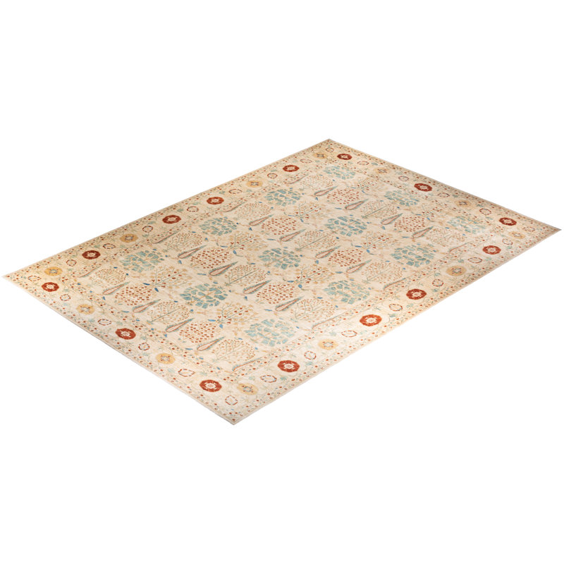 Elvaston One-of-a-Kind 12' 5" X 17' 9" Hand Knotted Area Rug