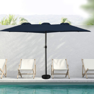 Parasol de marché d'extérieur 15 'avec manivelle