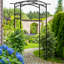 Jardin de 7 pi - treillis en métal avec attrayant, pour plantes grimpantes, occasions idéales et spéciales croissance de plantes de vignes exquises, barrière