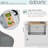 Workstation Sink Bamboo Cutting Board Set with 1 Collapsible Container-57800706