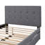 Acquaviva Linen Upholstered Platform Bed With Headboard And Trundle, Bed Frame-1422606492