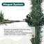 Arbre de Noël artificiel vert pré-éclairé-1617459514