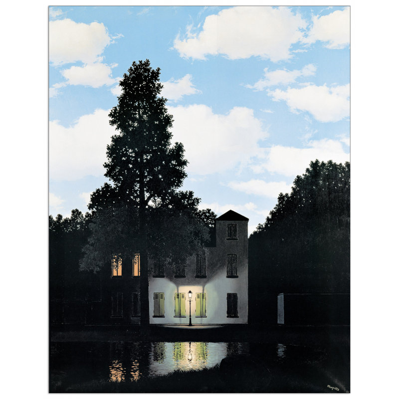 L'empire Des Lumières by Magritte - Single Picture Frame Print on MDF