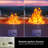 13.5’’ H X 30’’ W Round Steel Propane Smokeless Outdoor Fire Pit Table 50,000 Btu With Rgb Light And Tank Storage Table