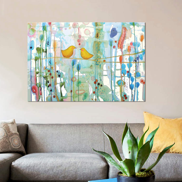 Dans Chaque Coeur by Sylvie Demers - Print on Canvas, 66.04 cm H x 45.72 cm W x 1.91 cm D, Wrapped Canvas