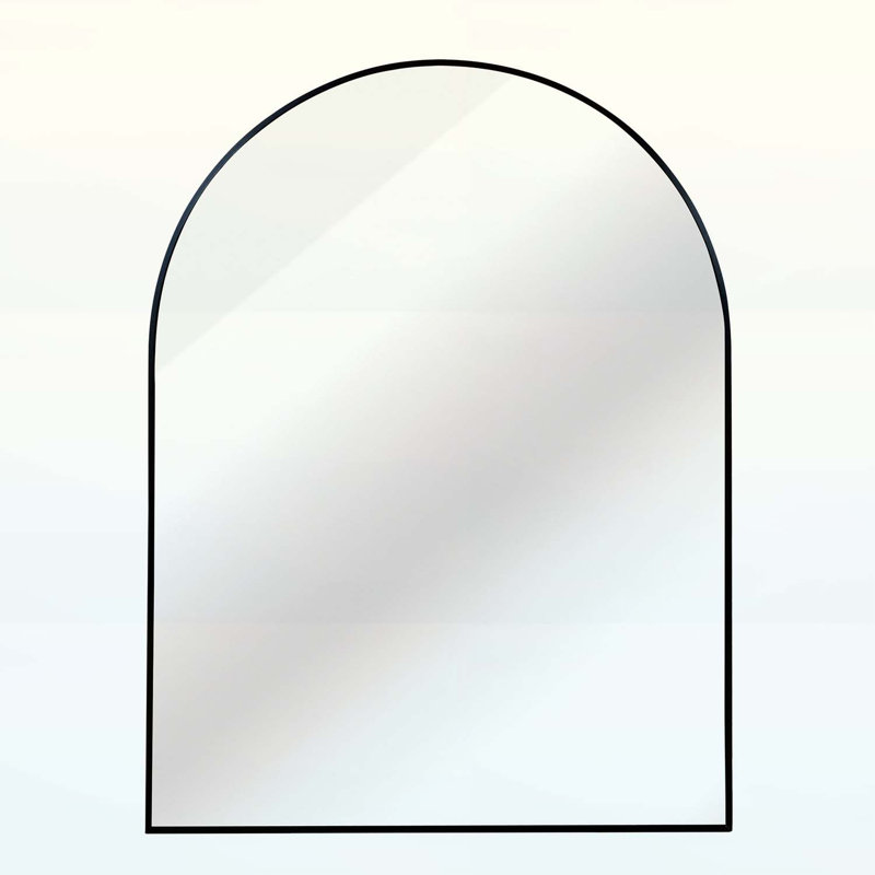 30x40 Inch Wall Mirror, Black