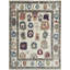 Tapis ivoire noué à la main Oushak-85425946