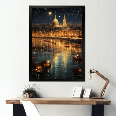 «Luminous In Lyon City In France II», reproduction sur toile