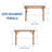 Backyard Discovery Beaumont 12' x 12' Cedar Wood Outdoor Patio Pergola Kit with Trellis Roof and PowerPort