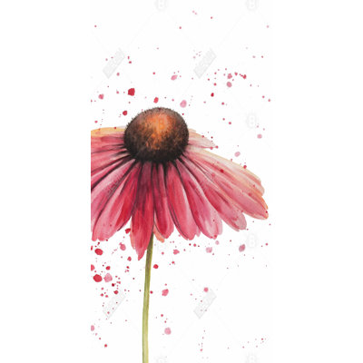 Pink daisy - 15.75"x31.50" Desk mat